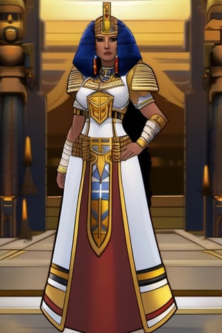 Queen Nefertari, Egypt, Primarch Armor, Warhammer 40k, Anime Style, HD