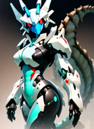 Monster girl: dragon,Girl mecha, mecha dragon tail