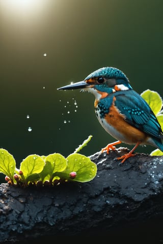 Rain, close-up of begonia flower, kingfisher, beautiful colorful bird, colorful bird, mellow and cute bird (documentary photo: 1.3). BREAK (full body shot: 1.2), perched on a branch, creative shadow play, eye level, BREAK (shot on Canon EOS 5D: 1.4), Fujicolor Pro film, Miko Lagerstedt style/Liam Wong/Nan Goldin/Lee Friedlander, BREAK (photorealism :1.3), vignette, highest quality, detailed and intricate, original footage, digital painting, moonster

ancient poetry