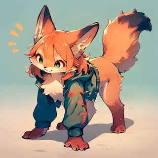 score_9, score_8_up, score_7_up, score_6_up,1girl,furry fox girl,furry body,anime,cute,kawaii,furry chest,full body,barefoot,open jacket,furry girl,(source_feral:1.5),on all fours,furry