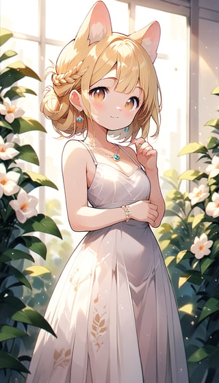  score_9_up, score_8_up, score_7_up,score_6_up,score_5_up,source_anime,score_9_up, score_8_up, score_7_up,score_6_up,score_5_up,source_anime,(formal evening dress:1.5),best quality,masterpiece,illustration,cute,kawaii,1girl,solo,dog ears,blonde hair,french braid,gradient brown eyes,,(graceful smile:0.5),(royal:1.1),(jewelry:1.1)