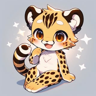 1girl,full nude,furry girl,furry chest,furry body,anime,cute,kawaii,masterpiece,furry,cheetah,best smile,chibi,foot-pad,hand-pad