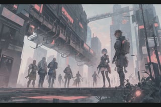 cyberpunk world,(best quality,