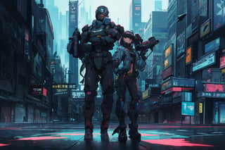 cyberpunk world,(best quality,