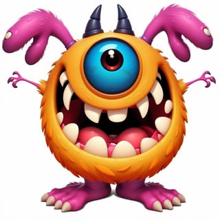 cartoon monster







