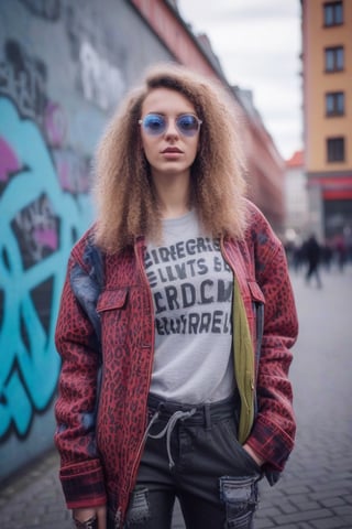 Berlin Street Chic:Capture the vibrant street fashion of Berlin. Experiment with trendy urban settings, graffiti walls, and a mix of casual and edgy clothing to showcase the city's dynamic style.