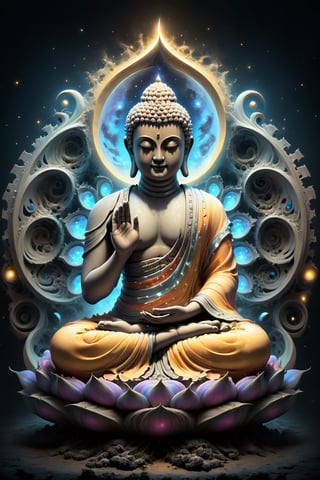 Name of Buddha, realistic image, full body view, taken with Canon 1DX camera
(masterpiece), (top quality), (best quality), (official art), (beautiful and aesthetic:1.2), (stylish pose), (fractal art:1.3), (pastel theme: 1.2), ppcp, perfect,moonster,more detail XL