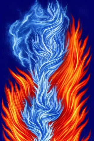 Boy, bending fire and ice 