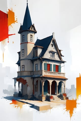 mansion, colorart