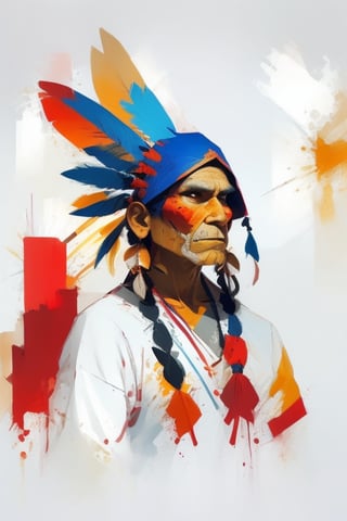 Red Indian,colorart