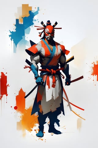 samurai, colorart