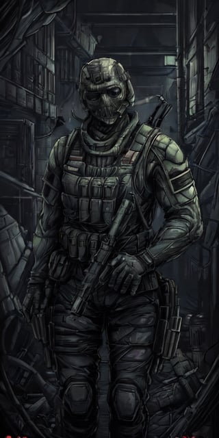 Black Ops elite soldier 