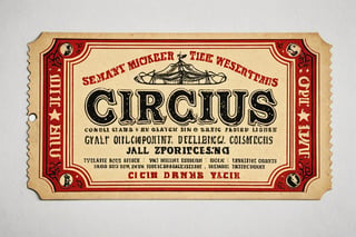 circus ticket