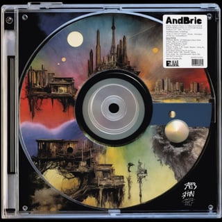 product photo cd ,cd_music , Andrice Arp , Shaun Tan , Molly Crabapple,photo r3al