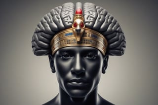 
the front of a strong brain wearing an egyptian crown



,ral-chrcrts