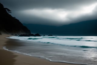 colores suaves,saturacion media,lineas marcadas, playa,fantasy12d,lunas de fondo,torre gigante,lluvia,