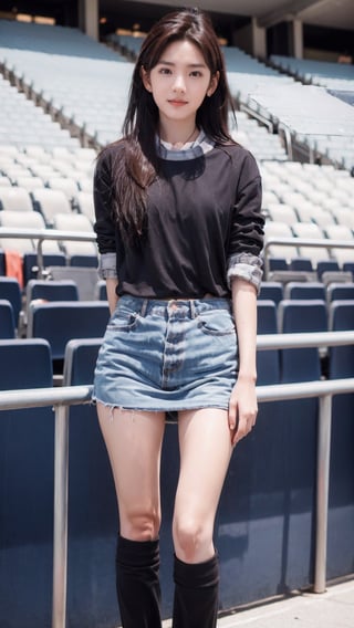 Stadium, miniskirt