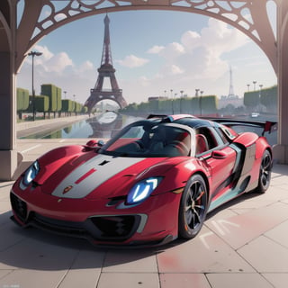 masterpiece,best quality,(art nouveau style watercolor illsturation),car and girl concept art,(art nouveau style colouring racing_car style red porsche 918 Spyder with winglet decoration:1.2),Angelic girl flying above the car
BREAK
(art nouveau style illsturation of One Eiffel Tower,Art Nouveau style picture frame),front view,(French flag:1.2),from front,ASURADA_GSX