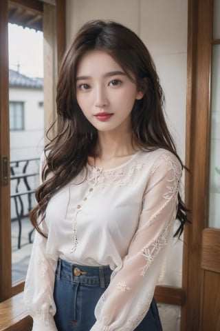 (Best Quality, High Resolution, Masterpiece: 1.3), (full body: 1.1),A tall and beautiful woman, dark brown hair, loose wavy shape, details of face and skin texture beautifully presented, detailed eyes, double eyelids,LinkGirl