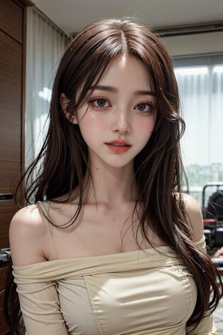 (Best quality, 8k, 32k, Photorealistic, UHD:1.2),

(Best quality, 8k, 32k, Photorealistic, UHD:1.2),

young woman, fair skin, shoulder-length slightly wavy hair, bright and lively eyes, cheerful and warm smile, soft and delicate features, soft lighting, exudes energy and positivity,애프리 applee