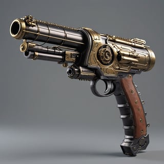 cyberpunk flintlock gun