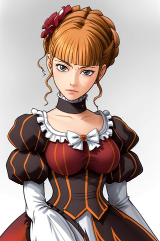 I draw as realistically as possible, portrait of beatrice ((beatrice)) ((umineko)),nyantcha style,beatrice,beatrice1