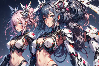 score_9, score_8_up, score_7_up, score_6_up,rating_explicit,vector trace,mecha_musume,(bikini_armor), exposed_belly, long_hair(black),black_hair, black_armor,mecha_girl_figure,Energy light particle mecha,mecha,(full_body),More Detail,(dark_skin_female),claws, score_9_up,1 girl,bodysuit,Details++,mecha musume,mysticlightKA,light,lightning,LightningPunkAI