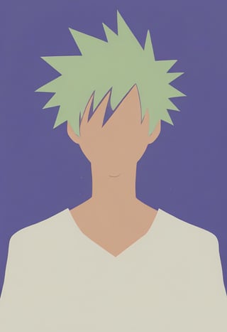 score_9, score_8_up, score_7_up, Minimalstyle,1man, ,simple, faceless female, beautiful, extremely detailed, vector, headshot,minimalstyle,  Ichigo Kurosaki (bleach)