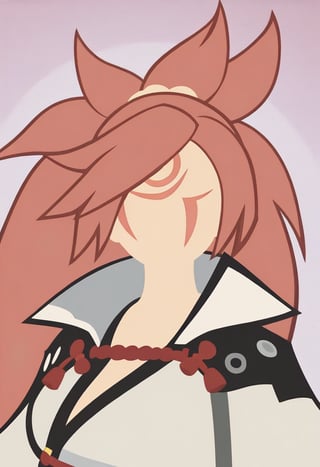 score_9, score_8_up, score_7_up, Minimalstyle,1girl, ,simple, faceless female, beautiful, extremely detailed, vector, headshot,minimalstyle, Baiken (guilty gear)