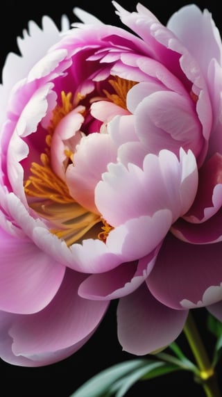 a peony flowers, colorful, high contrast, detailed,  full display 

high resolution,realistic,macro detail beautiful 

