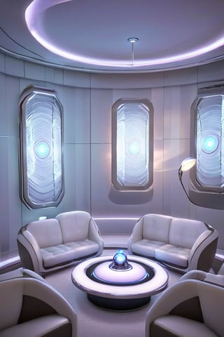 A futuristic living space unfolds before us, as a gleaming white wireframe encloses a snug room, softly lit from within. The high-tech ambiance casts a warm glow on plush furnishings, while subtle texture and dimensionality evoke an immersive 32K UHD 3D experience, transporting the viewer to a modern oasis.,ff14bg