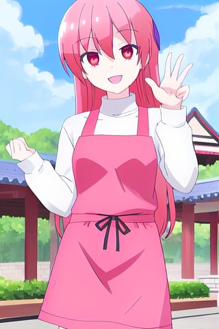 Tsukasa, smiling