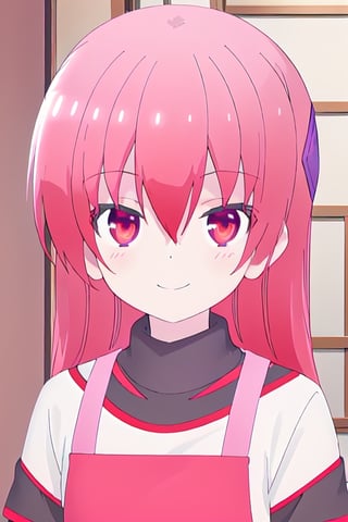 Tsukasa, smiling