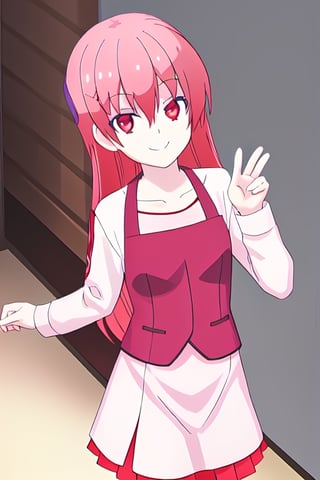 Tsukasa, smiling