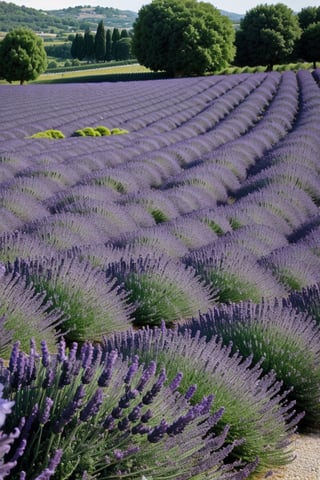 Provence is one of the world-famous lavender producing areas. In summer, the vast lavender fields present an intoxicating purple sea. These fields are often full of life and fresh fragrance, attracting large numbers of tourists to admire and take photos.