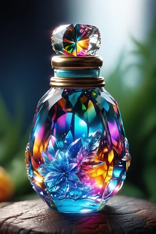 create something, fun, colourful, beuatiful and whimsical, Crystal style,glass shiny style,DonM1r0nF1l1ng5XL,zhibi