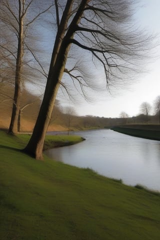 a river with crystal clear waters and trees on the banks,jkbridge