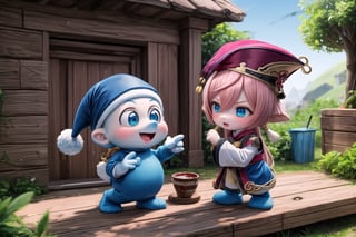 little yanfeidef as (Smurfs), show yourself as (Smurfs), show me your (Smurfs costume), creating an atmosphere in (Smurf Village), creating an atmosphere at (Smurf Village), show yourself as Smurf, (Grouchy Smurf), (Sasette), (Brainy Smurf), (Papa Smurf), (Clumsy Smurf), (Hauie), (Hefty Smurf),