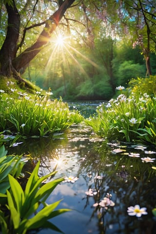 

Spring, tender green buds adorned with delicate flowers, gently swaying in the breeze, like a painting, depicting a vibrant scene full of hope, ultra-realistic, ultra-clear, complex details, captured by a super wide-angle lens 16k.

summer, blazing sunrays drench the earth, everything flourishes in abundance, colorful flowers bloom in competition, morning dew glistens crystal clear, the shimmering lake reflects the twilight, composing a lively and vibrant panorama, ultra-realistic, ultra-clear, intricate details, captured by a super wide-angle lens 16k