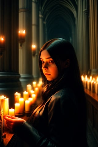 A stunning intricate full color portrait of 30 year old [anad|cm550|4lexb0tez|kdlt0r0],, epic character composition,, [style-widow :style-sylvamagic:0.2],, in a dark cathedral with candles,, by ilya kuvshinov, alessio albi, nina masic,, sharp focus, natural lighting, subsurface scattering, f2, 35mm, film grain