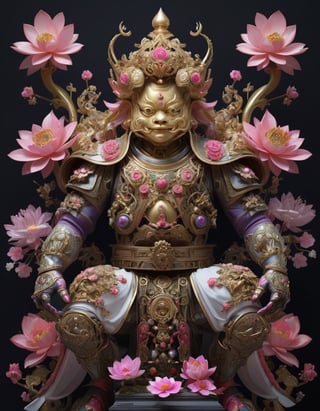 a beautiful rendition of astronaut,insanely detailed and intricate,Ásia traditional ratio,hypermaximalist,matte,cinematic,James  froud,ross tran,,LuxTechAI ,,monster ,TransformersStyle 
Budha lotus pose barong goodness good  icon  samurai peony  
Garuda humongous 