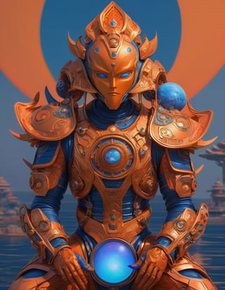 a beautiful rendition of astronaut,insanely detailed and intricate,copper  ratio,hypermaximalist,matte,cinematic,James  froud,ross tran,,LuxTechAI ,,monster ,TransformersStyle 
Budha lotus pose barong goodness good  icon  samurai blue marine orange sun set
