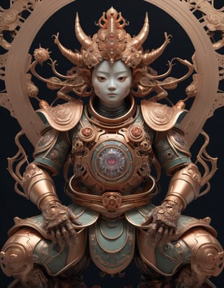 a beautiful rendition of astronaut,insanely detailed and intricate,copper  ratio,hypermaximalist,matte,cinematic,James  froud,ross tran,,LuxTechAI ,,monster ,TransformersStyle 
Budha lotus pose barong goodness good  icon  samurai