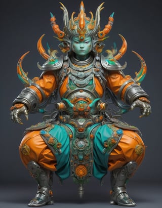 a beautiful rendition of astronaut,insanely detailed and intricate]silver   ratio,hypermaximalist,matte,cinematic,James  froud,ross tran,,LuxTechAI ,,monster ,TransformersStyle 
Budha lotus pose barong goodness good  icon  samurai green orange and
 blue marine yellow 