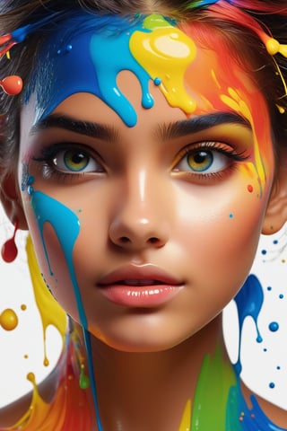 masterpiece, best quality, (extremely detailed CG unity 8k wallpaper, masterpiece, best quality, ultra-detailed, best shadow), (detailed background), (beautiful detailed face, beautiful detailed eyes), High contrast, (best illumination, an extremely delicate and beautiful),1girl,((colourful paint splashes on transparent background, dulux,)), ((caustic)), dynamic angle,beautiful detailed glow,full body