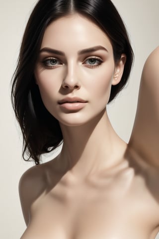 young woman.  random pose, beautiful detailed face, black hair, pale skin, light skin, realistic skin, detailed fabric texture, detailed hair texture, perfect proportion, accurate, anatomically correct, highly detailed skin and face texture, modern, photorealistic, perfect face, hyper realism, mega realism, high quality,REALISTIC,Ayuquh