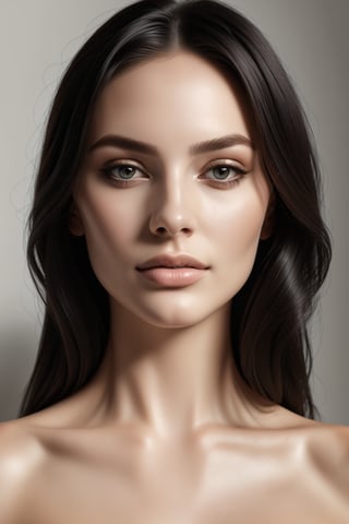 young woman. beautiful detailed face, black hair, pale skin, light skin, realistic skin, detailed fabric texture, detailed hair texture, perfect proportion, accurate, anatomically correct, highly detailed skin and face texture, modern, photorealistic, perfect face, hyper realism, mega realism, high quality,REALISTIC,Ayuquh