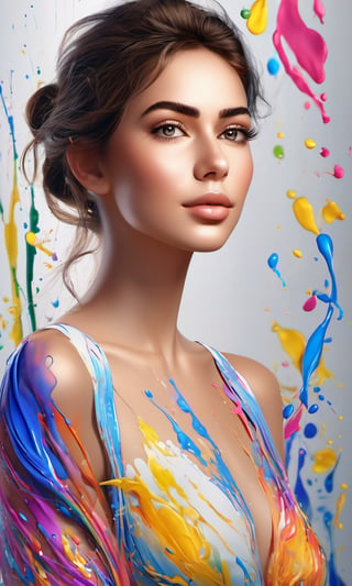 masterpiece, best quality, (extremely detailed CG unity 8k wallpaper, masterpiece, best quality, ultra-detailed, best shadow), (detailed background), (beautiful detailed face, beautiful detailed eyes), High contrast, (best illumination, an extremely delicate and beautiful),1girl,((colourful paint splashes on transparent background, dulux,)), ((caustic)), dynamic angle,beautiful detailed glow,full body