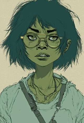 score_9, source_Poster, (?!-frame comic) Tortured by jamie christopher hewlett (Gorillaz), All Color