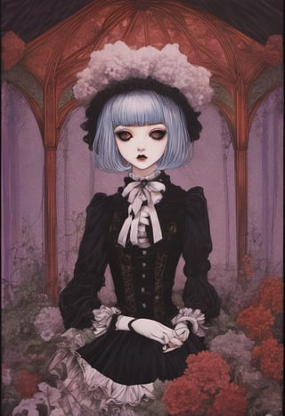 Suehiro Maruo, full color, Japan Underground, Sideshow tent, Marionette, Gothic Lolita, Gothic Horror